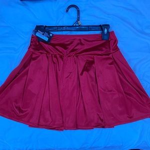 Red Tennis Skirt